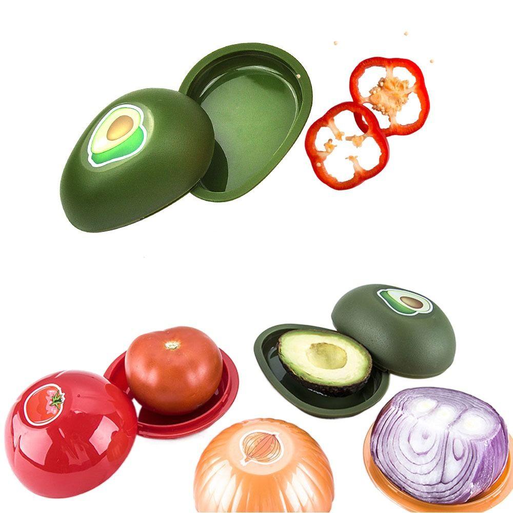 Fresher Boxes Tomato Storage Container Onion Saver Box Avocado Keeper Food Sealed Storage Box