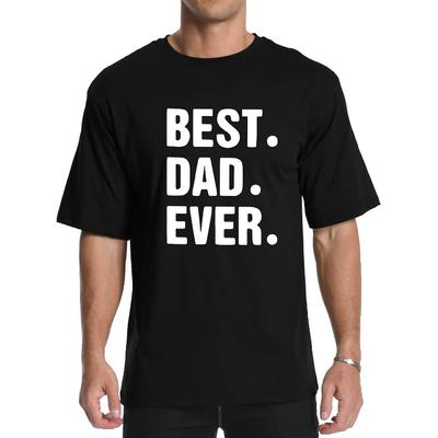 Aiyino Best Dad Ever Men's Father's Day Graphic Tee Short Sleeve