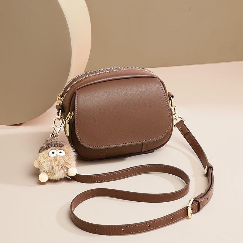 Сумки женские осенне-зимние новые кожаные женские сумки повседневные модные на одно плечо нишевые сумки-мессенджеры багаж