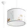 Lampa Wisząca Okrągła Dziecięca Koty Ø40 Cm Kitty 1Xe27 15W Sl.1421 Sollux Lighting
