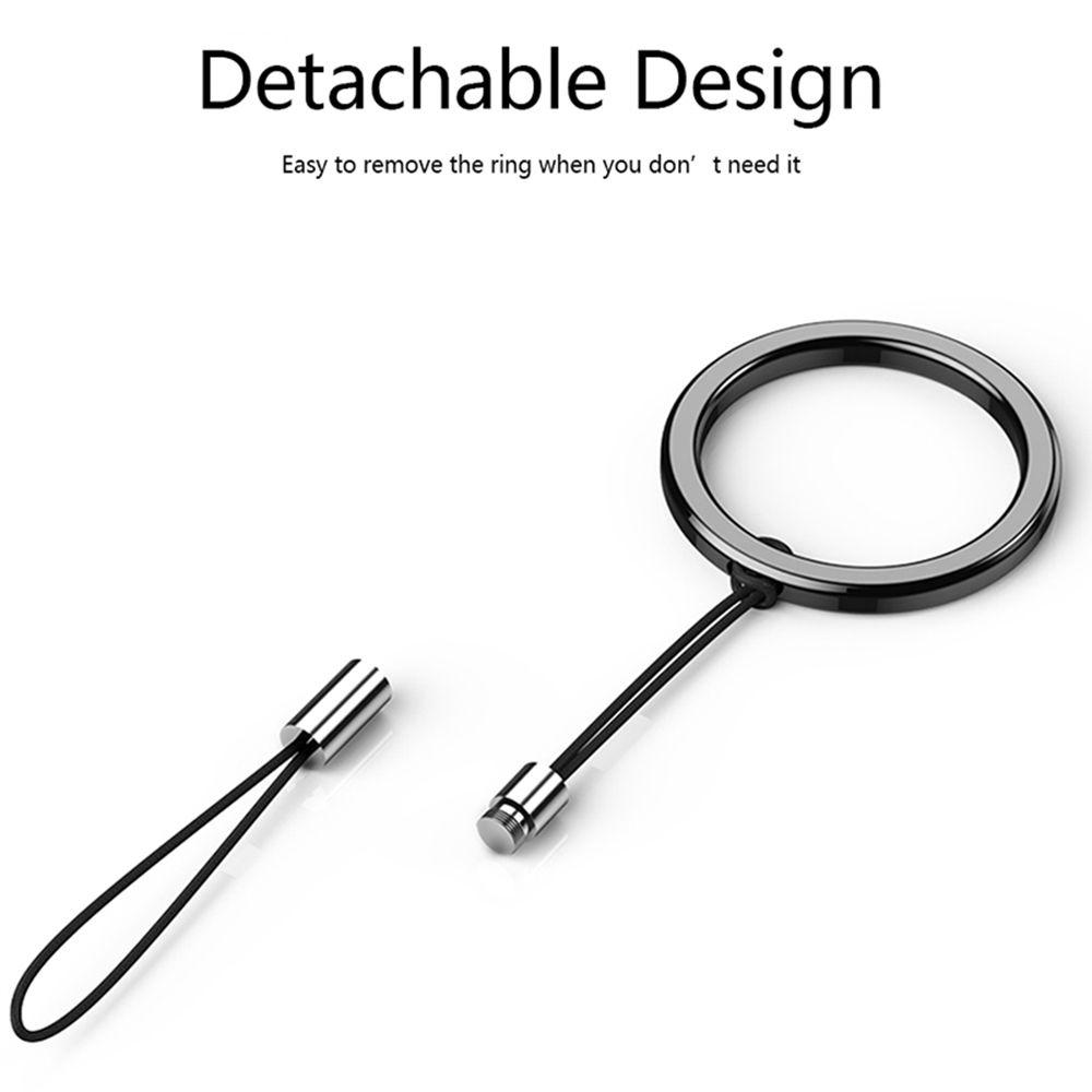 Loop Anti-lost Detachable Mobile Phone Keychain Finger Ring Buckle Wrist Rope Phone Strap Lanyard