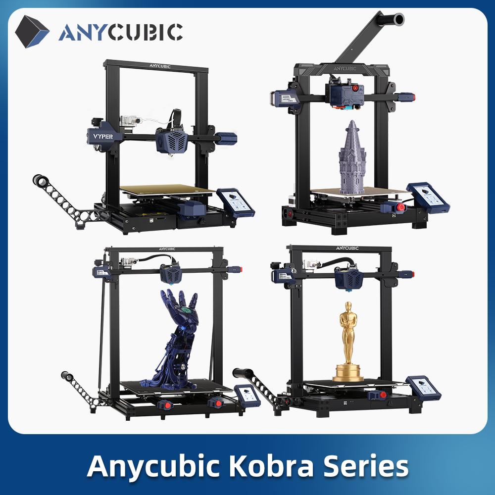 ANYCUBIC FDM Series 3D принтер KOBRA Vyper KOBRA Go полностью металлический каркас плюс размер настольный 3d принтер комплект impresora 3d drucker