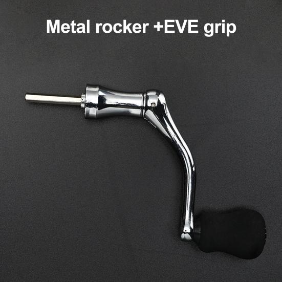 Fishing Reel Rocker Arm Heavy Duty Metal Universal Spinning Baitcasting Reel Power Handle Grip Replacement Parts Fishing Accessories