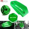 ZX4RR For KAWASAKI ZX-4RR ZX 4 RR 2017-2023 Accessories Motorcycle Rear Front Brake Fluid Covers and Oil Filler Cap Protection