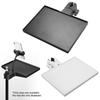 Miwayer 1Pc Adjustable Microphone Stand Tray, 225×165mm Sound Card Platform,O-Type Clamp Fits 13-47mm Tubes, for Live Streaming