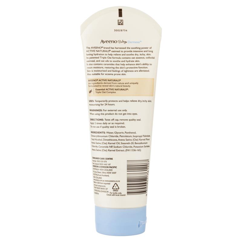 Aveeno Baby Dermexa Увлажняющий крем для кожи, склонной к экземе 206 г