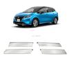 For Nissan Note E13    Stainless Steel Center Bottom Grill Sticker Decoration Cover Trim Car Styling Accessories