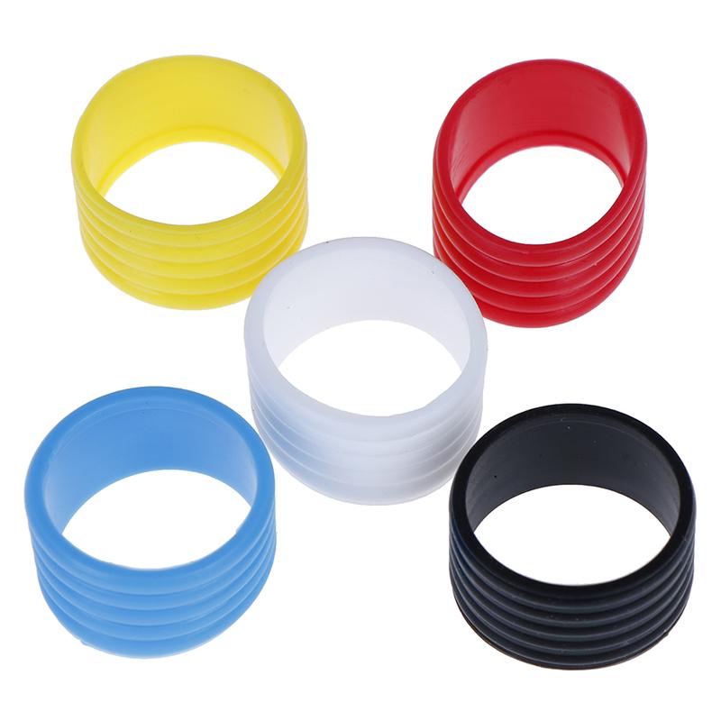 4 Pcs Tennis Racket Rubber Ring Grip Stretchable Stretchy Handle Rubber Ring