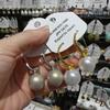 Высококачественная имитация жемчуга, кулон, сплав золота, корейские серьги, украшения, модные ювелирные изделия, женский подарок