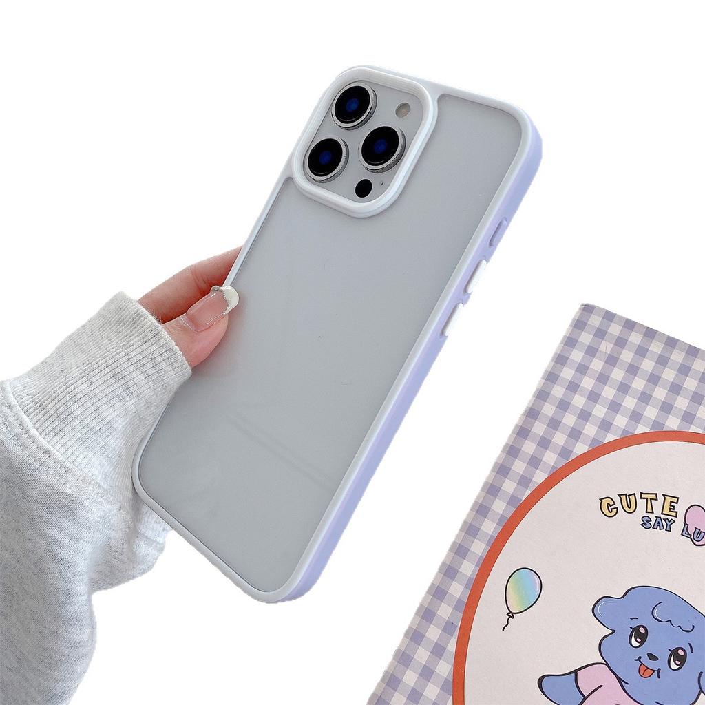 Новый матовый чехол для мобильного телефона Apple U-Shield для Apple 14pro Мобильный чехол «два в одном» Сменный каркас Однотонный Прозрачный