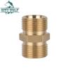 Латунный адаптер для мойки под высоким давлением M22 *1,5 с резьбовым соединением, шланговый соединитель для распылителя воды, запасные части для мойки автомобиля City Wolf