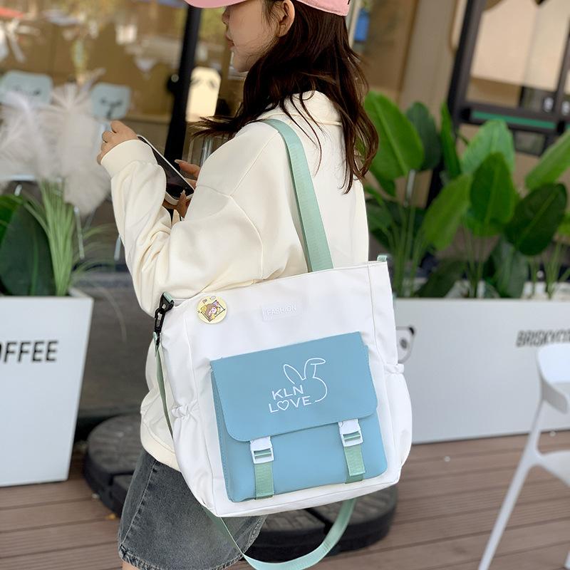 Школьный рюкзак большой вместимости в корейском стиле, повседневная сумка через плечо для старшеклассников, сумка для репетиторства