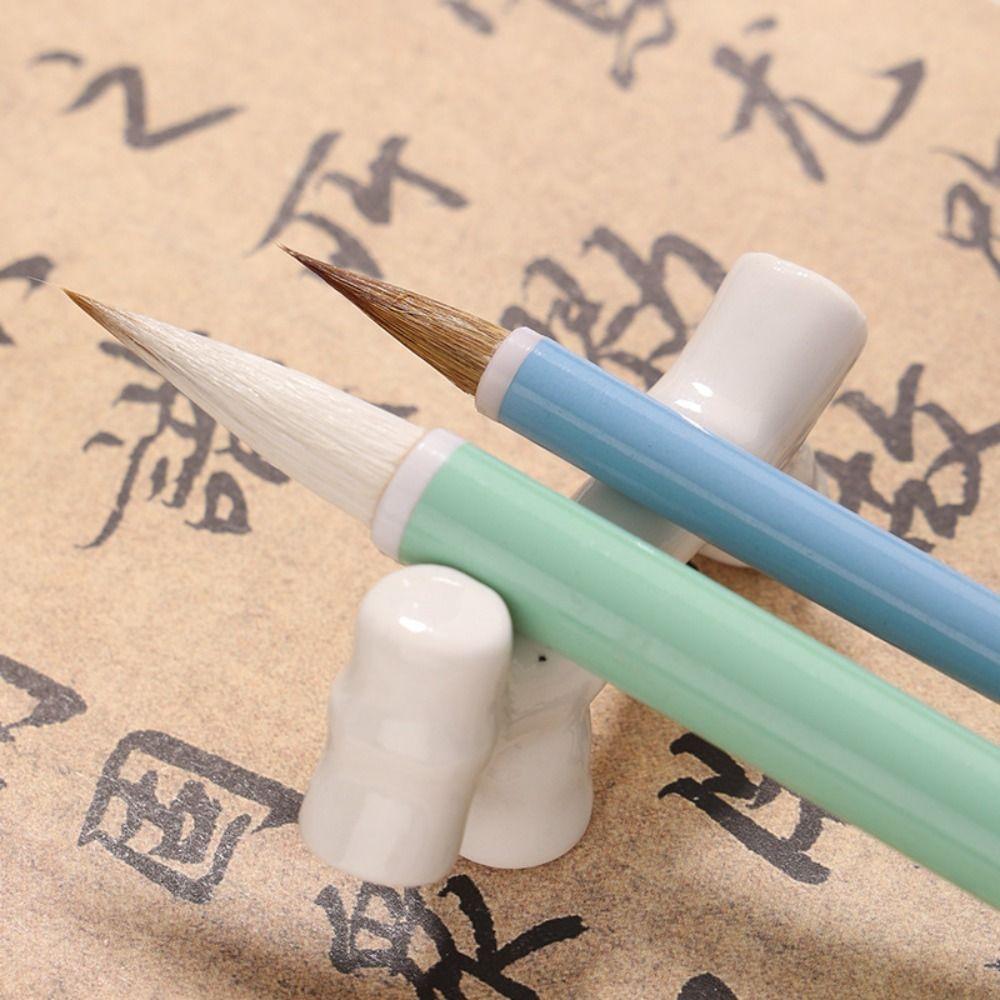 Кисть для китайской каллиграфии из волчьей шерсти, кисть для масляной живописи, кисть для акварели