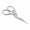 1Pc Stainless Steel Embroidery Sewing Tools Crane Shape Shears Cross Stitch Scissors Silver