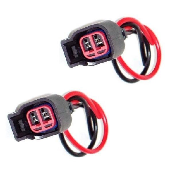 2 x ABS Wheel Speed Sensor Connector Front L/R Fits Cadillac Chevrolet GMC
