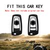Подходит для чехлов на ключ BMW для 3 серии, 5 серии, X1, X2, X3, X4, X5, X6, X7, полное покрытие, натуральная кожа с пряжкой