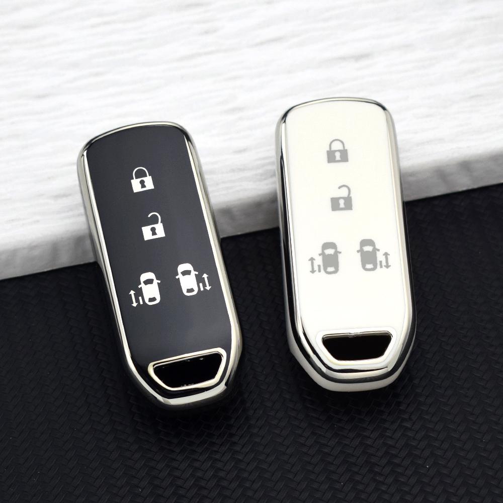 2/4 Кнопки ТПУ Чехол для Ключа Автомобиля Для Honda N-Box Jf1 Jf2 N-Box Custom Jf3 Jf4 N-Box+Plus N-One N Wagon Защитный Чехол Брелок для Ключей
