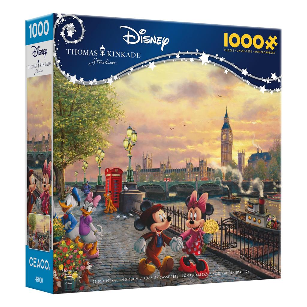 Ceaco Thomas Kinkade Disney Микки и Минни в Лондоне Пазл из 1000 элементов - - - -