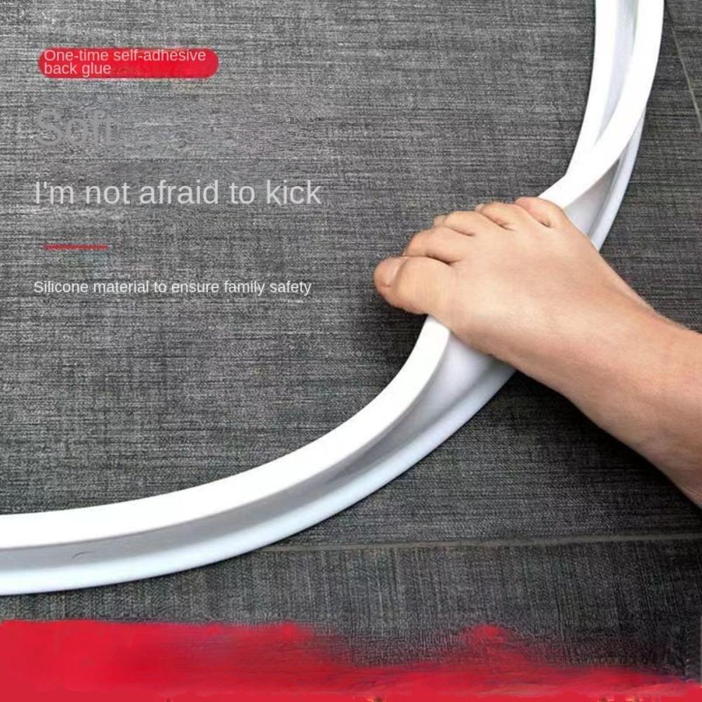 Гибкий Душевой Водный Барьер Самоклеящийся Водный Стопор Пол Кухня Туалет