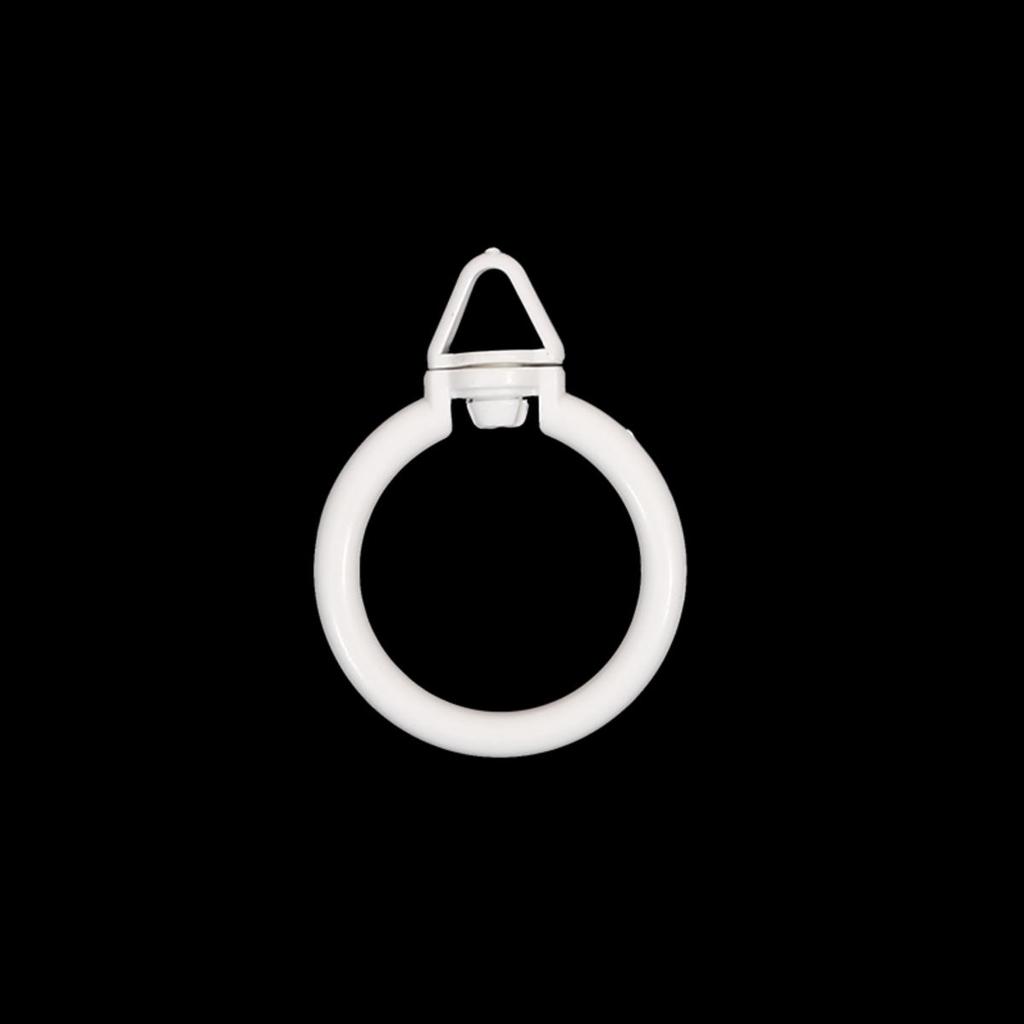 Curtain Hanging Ring Plastic Rod Rings Hooks for Drapes Holder Shower Curtains Drapes Plastic Holder