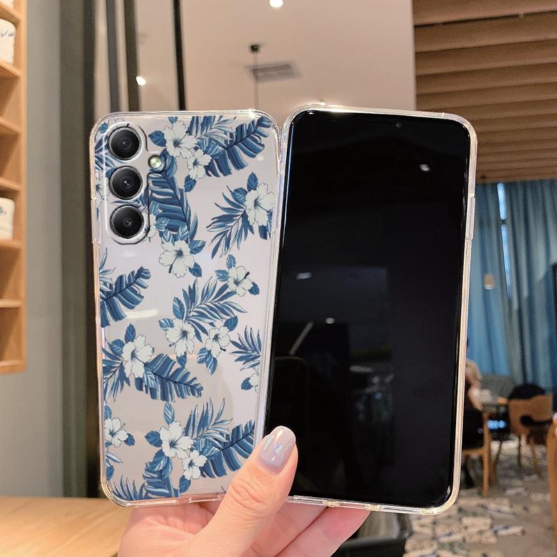 Мягкий силиконовый чехол Flower для Xiaomi Redmi Note 13 Pro 13C Poco C65 Samsung A35 A55 M35 S24 Huawei Honor 200 iPhone Camera Защитный противоударный чехол