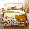 Милый мультяшный пододеяльник M-MAMEGOMA на все сезоны Kawaii постельное белье Мягкий пододеяльник и наволочки Подростковый Односпальный/Двуспальный/Квин-сайз/Кинг-сайз