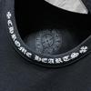 8010 CHROME HEARTS Лето 2026 Новая Высококачественная Хлопковая Круглый Вырез Свободная Большого Размера Мужская и Женская Футболка Футболка для Пары