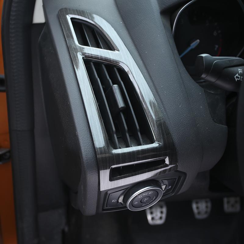 Три стиля ABS кондиционер вентиляционные отверстия блестки кондиционер вентиляционные отверстия наклейка для Ford Focus 3 4 2012 2013 2014 2015 2016