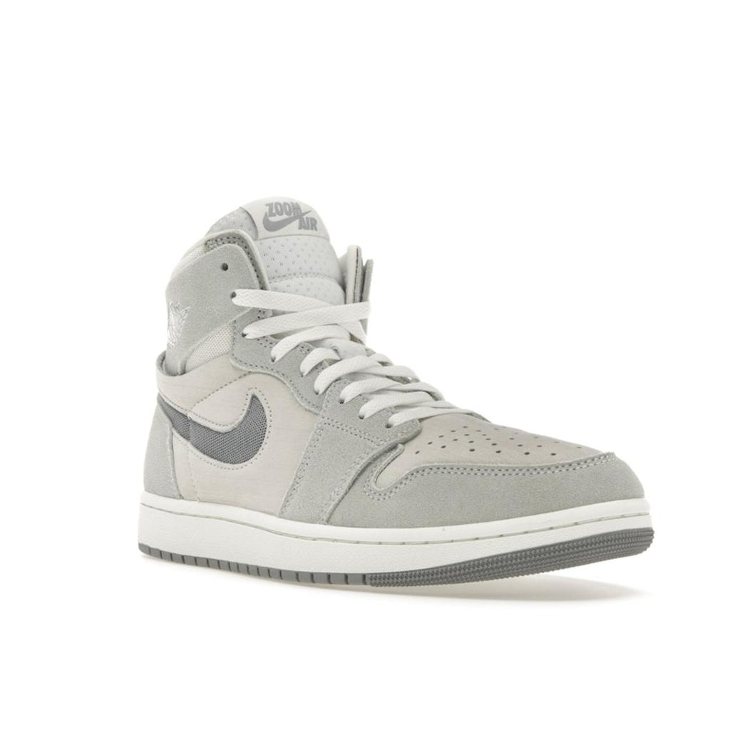 Мужские кроссовки Air Jordan 1 High Zoom Comfort 2 Particle Grey Summit-White Light-Silver Sail DV1307-101