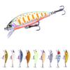 1pcs Minnow Fishing Lures 3D Eyes Artificial Hard Bait 5cm 3.1g Pesca Sinking Wobbler Crankbaits Carp Bass Tackle