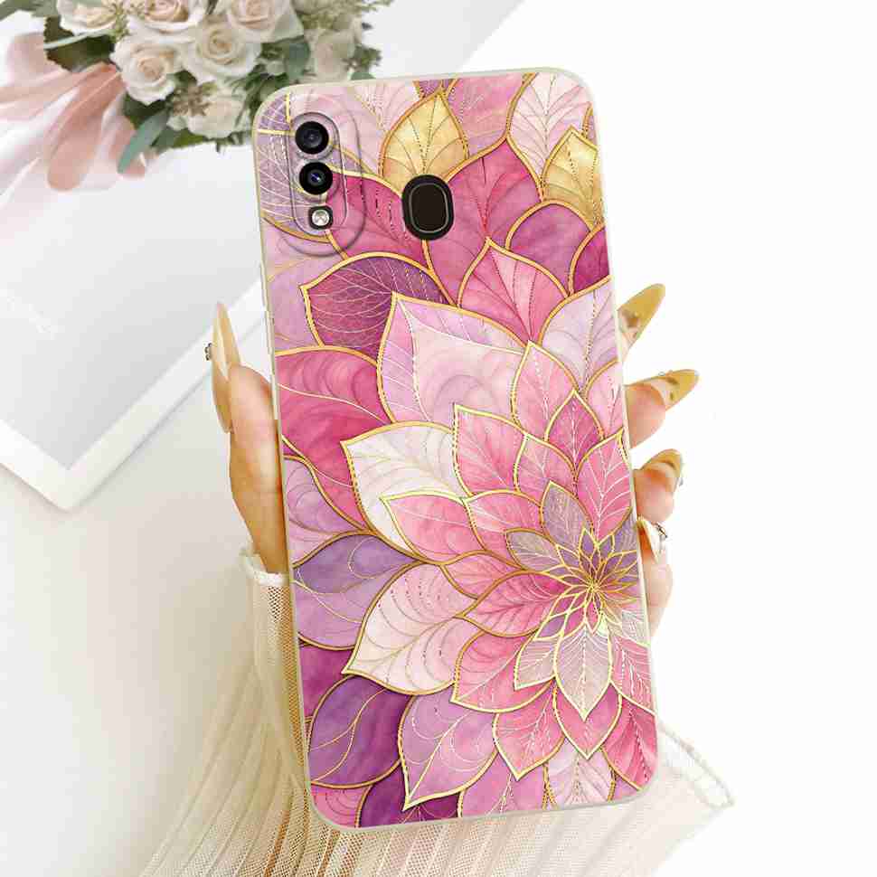 Чехол с цветочным рисунком для Samsung Galaxy A20s A20 A20e Роскошные чехлы для девочек для Samsung A20 A 20 s 20e A20s Мягкий Funda