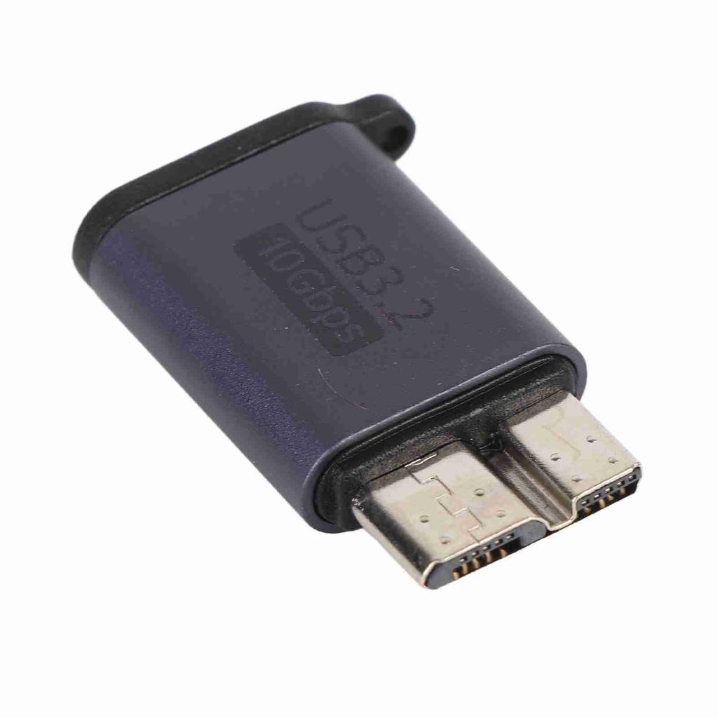 Адаптер Mirco B на Type C (мама) 10 Гбит/с Портативный адаптер Mirco B на USB C для телефона, ноутбука, ПК