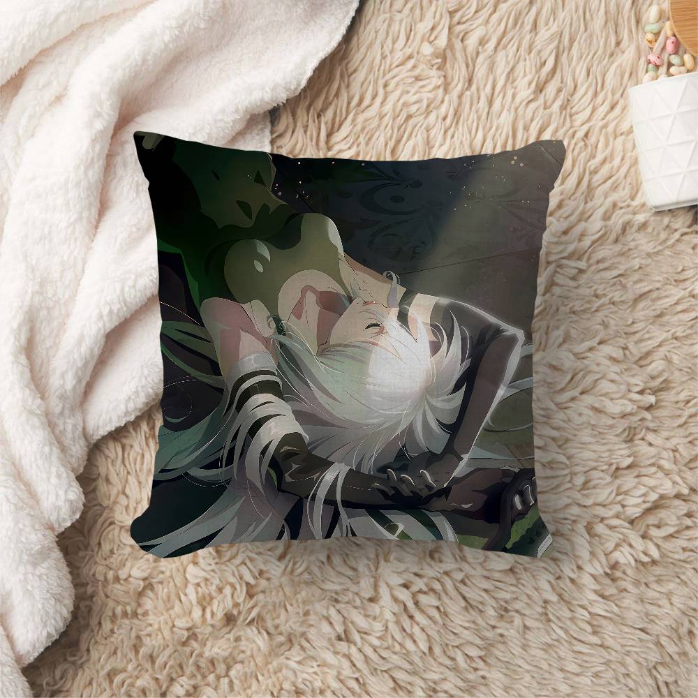 Game Nier Automata Cushion Cover Decorative Pillow Sofa Home Decor Case Pillow Cases