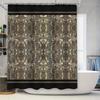 Luxury Vintage Bathroom Shower Curtain Black Gold Abstract Design Waterproof Fabric Home Decor 3D Print Curtains for Bathtub Ali