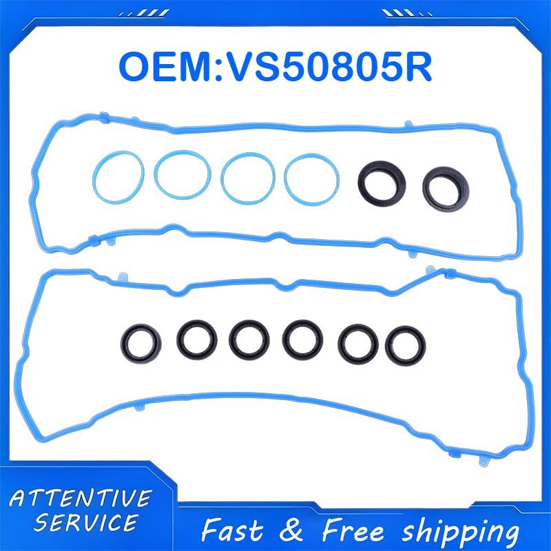 Valve Cover Gasket Set VS50805R Compatible with Volkswagen Routan Ram ProMaster Jeep Wrangler Dodge Journey Chrysler Town