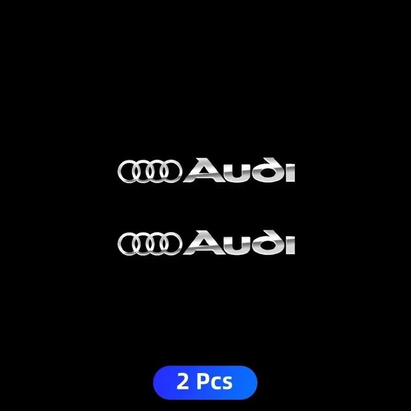 Car Metal Emblem Wiper Stickers Reflective Decor Decals For q2 A4 B5 B6 A3 A5 A6 C6 C5 A1 A7 A8 Q2 Q3 Accessories Car Styling