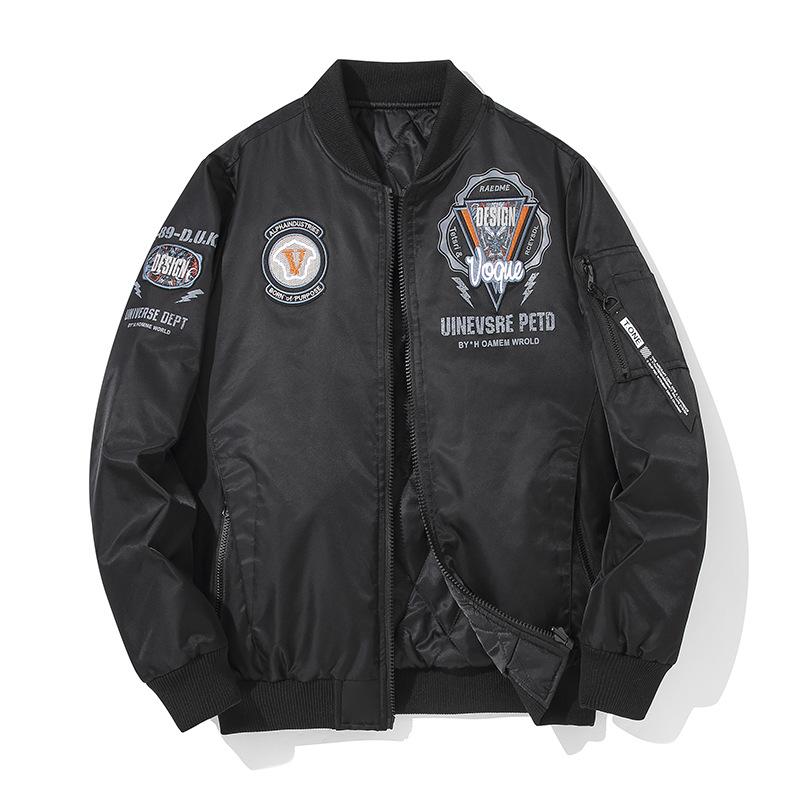 Модный и стильный двусторонний хлопковый летный костюм большого размера, куртка-бомбер, бархатное утолщенное хлопковое пальто