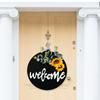 Gift Hanging Home Decor Welcome Wreath Sign Welcome Home Sign Front Door Decor Sunflower & Bow