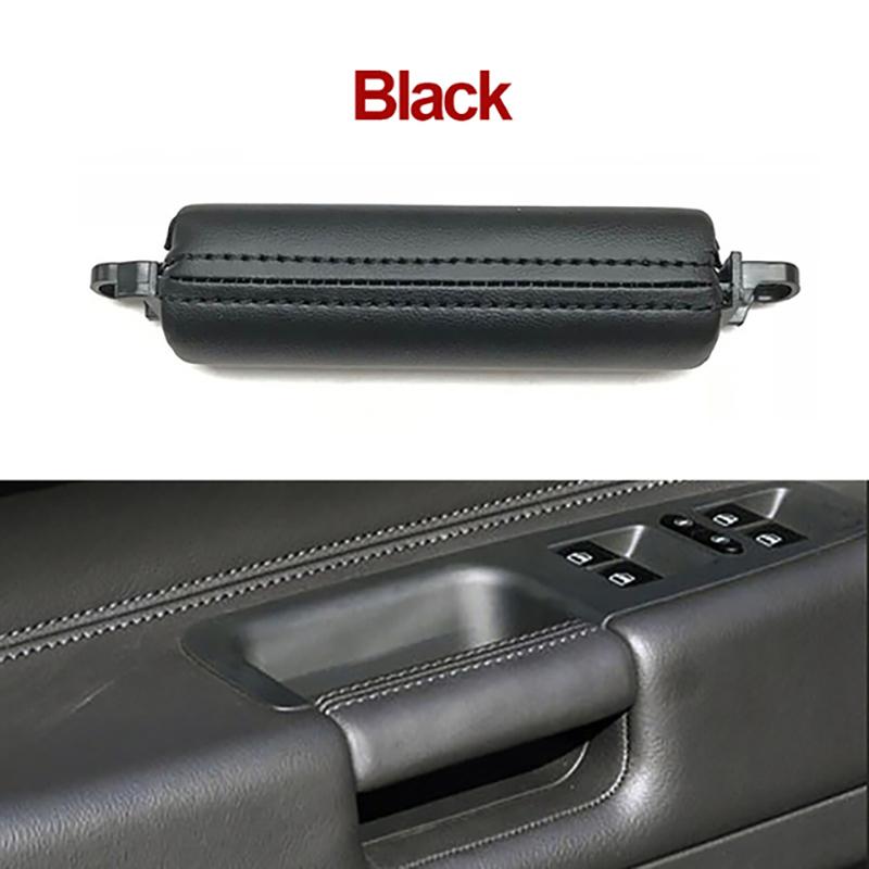 Для VW Volkswagen Touareg 2003 2004 2005 2006 2007 2008 2009 LHD RHD качественная внутренняя кожаная ручка для двери водителя