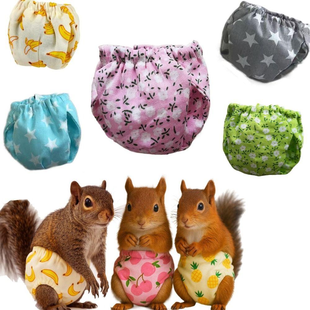 Absorbent Squirrel Diapers Adjustable Small Pet Diapers Potty Training Underwear Rat