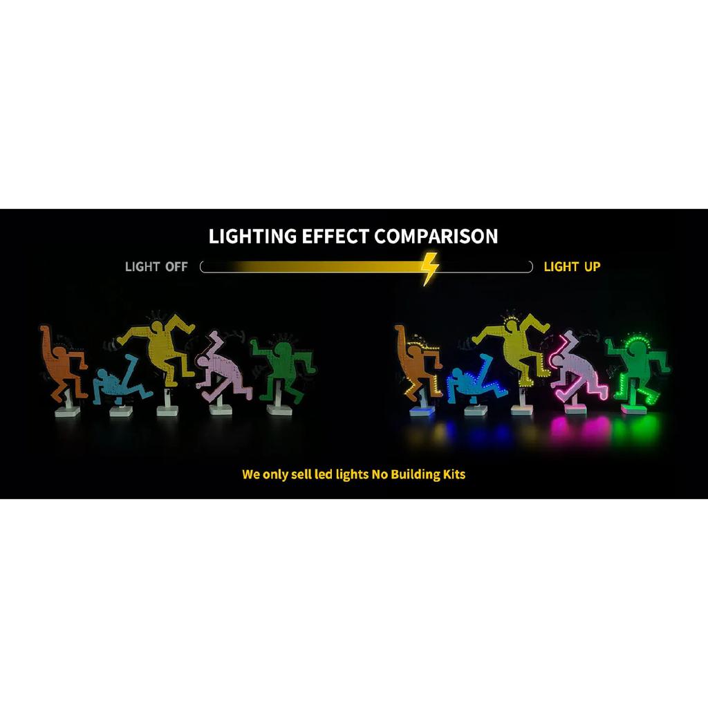 LYBMTWF LED Light Kit Compatible with Lego 31216 Dancing Figures Building Blocks (NOT Include The Model Bricks)