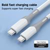 USB Type C Unbreakable Silicone Phone High-speed Data Line Compatible with Xiaomi Redmi and Other Smartphones Charging Cable