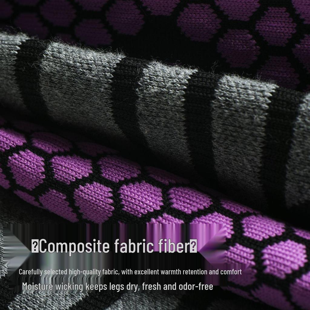 Унисекс Термокомпрессионные лыжные носки - Нескользящие, Быстросохнущие, Дышащие и Влагоотводящие для Активного отдыха