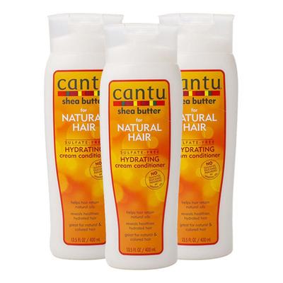 Увлажняющий крем-кондиционер с маслом ши Cantu, 400 мл, 3 упаковки