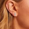 Серебряные серьги S925 с муассанитом 0.1 карата, персональные, для женщин, помолвочные, свадебные, ювелирные изделия высокого качества