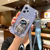 Чехол-подставка Note12 Crossbody Lanyard для Xiaomi Redmi Note 12 Pro Plus 12pro 5g 12s 4g 11s 11 Astronaut Silicone Stand Cover