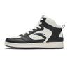 Zero Feel Oreo Simple Versatile Height Increasing Lightweight Mid-Top Sneakers Women Sneakers White Black 922448084-4