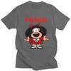 Custom Classic Quino Comic Cartoon Mafalda T Shirts Men Tshirts Casual Tee Pure Cotton Oversized Tshirt Merch