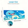 Cute Dartrix Mouse Pad, Large Gaming Desk Mat, Non-slip XXL Mousepad for Laptop & Tablet, Mini PC Playmat with Stitched Edges