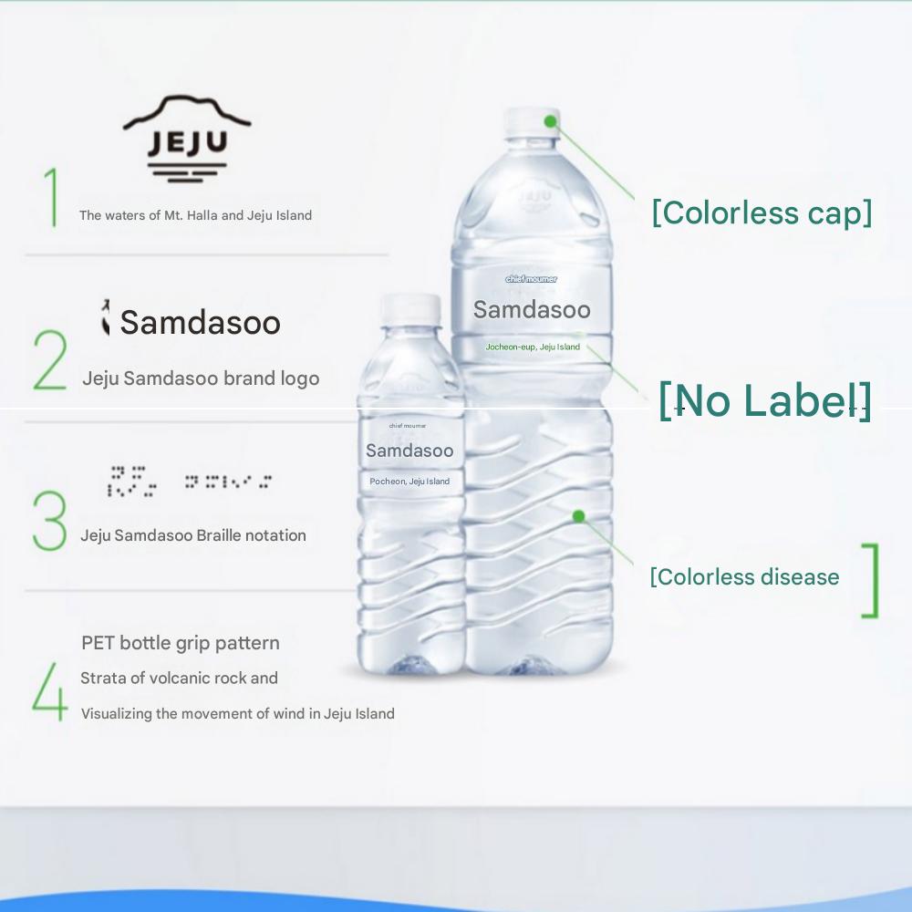 Минеральная вода Jeju Samdasoo, 330 мл x 20 бутылок